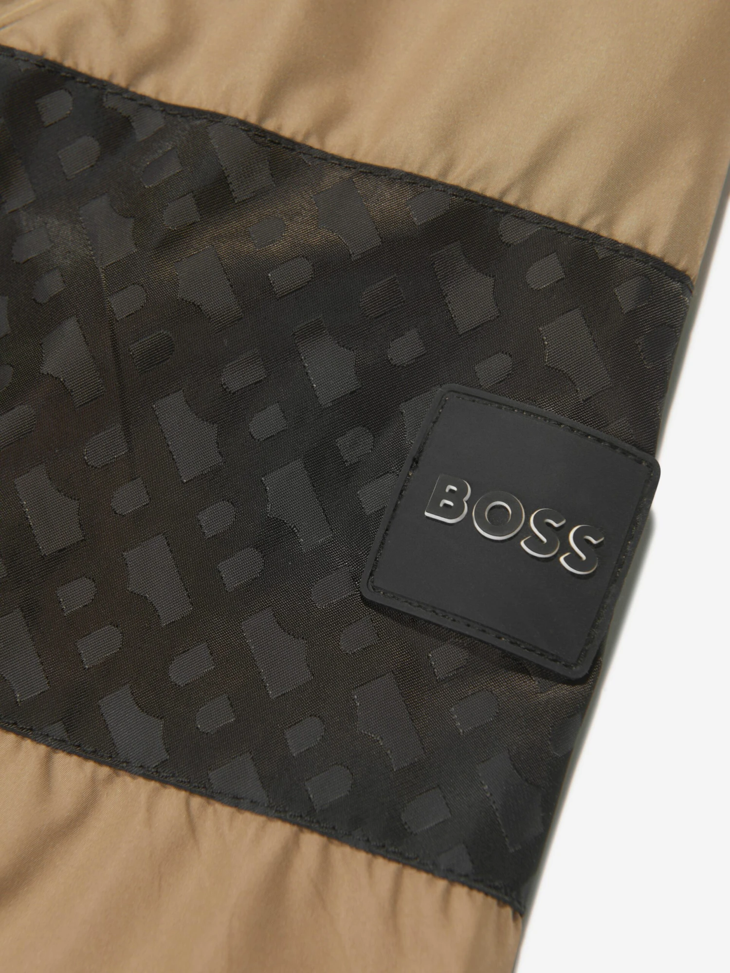 Boss Boys Hooded Windbreaker In Beige 3 Boss Boys Hooded Windbreaker In Beige - Image 3