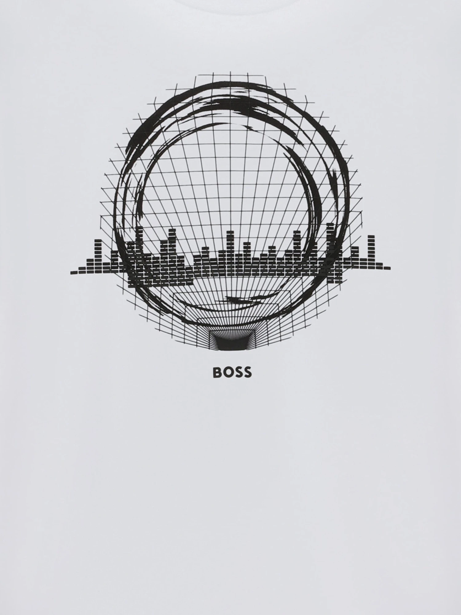 Boss Boys Graphic Print T-Shirt In White 3 Boss Boys Graphic Print T-Shirt In White - Image 3