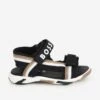 Boss Baby Boys Strappy Logo Sandals In Black