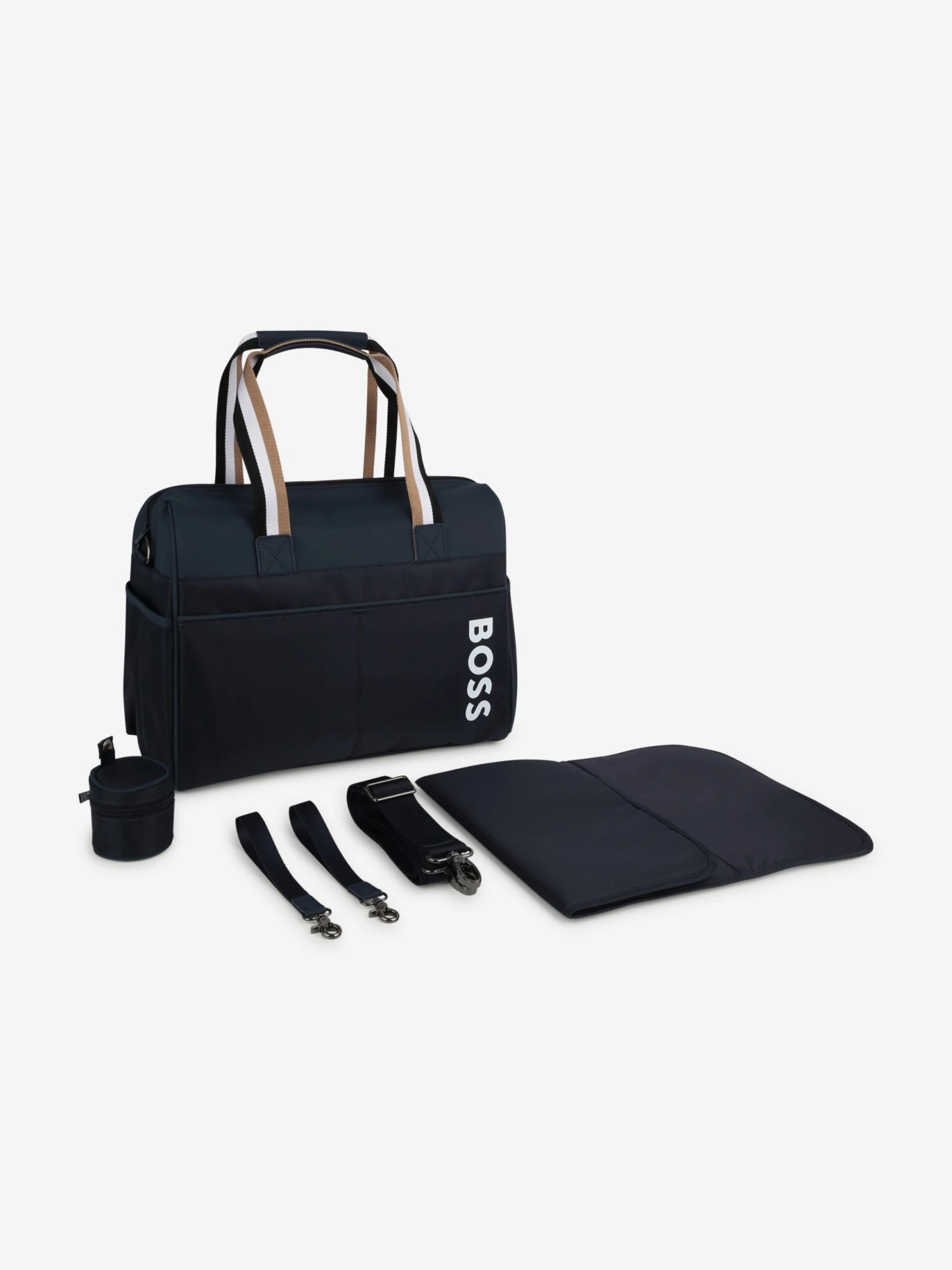 Boss Baby Logo Changing Bag In Navy (38cm) 3 Boss Baby Logo Changing Bag In Navy (38cm) - Image 3