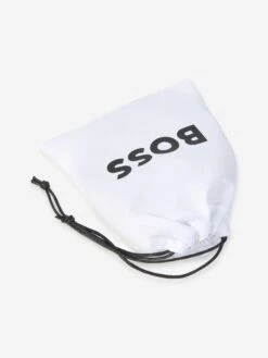 Boss Boys Leather Logo Buckle Belt In Black 5 Boss Boys Leather Logo Buckle Belt In Black -Childrens Clothing Store BOSS4239 BLACK 3