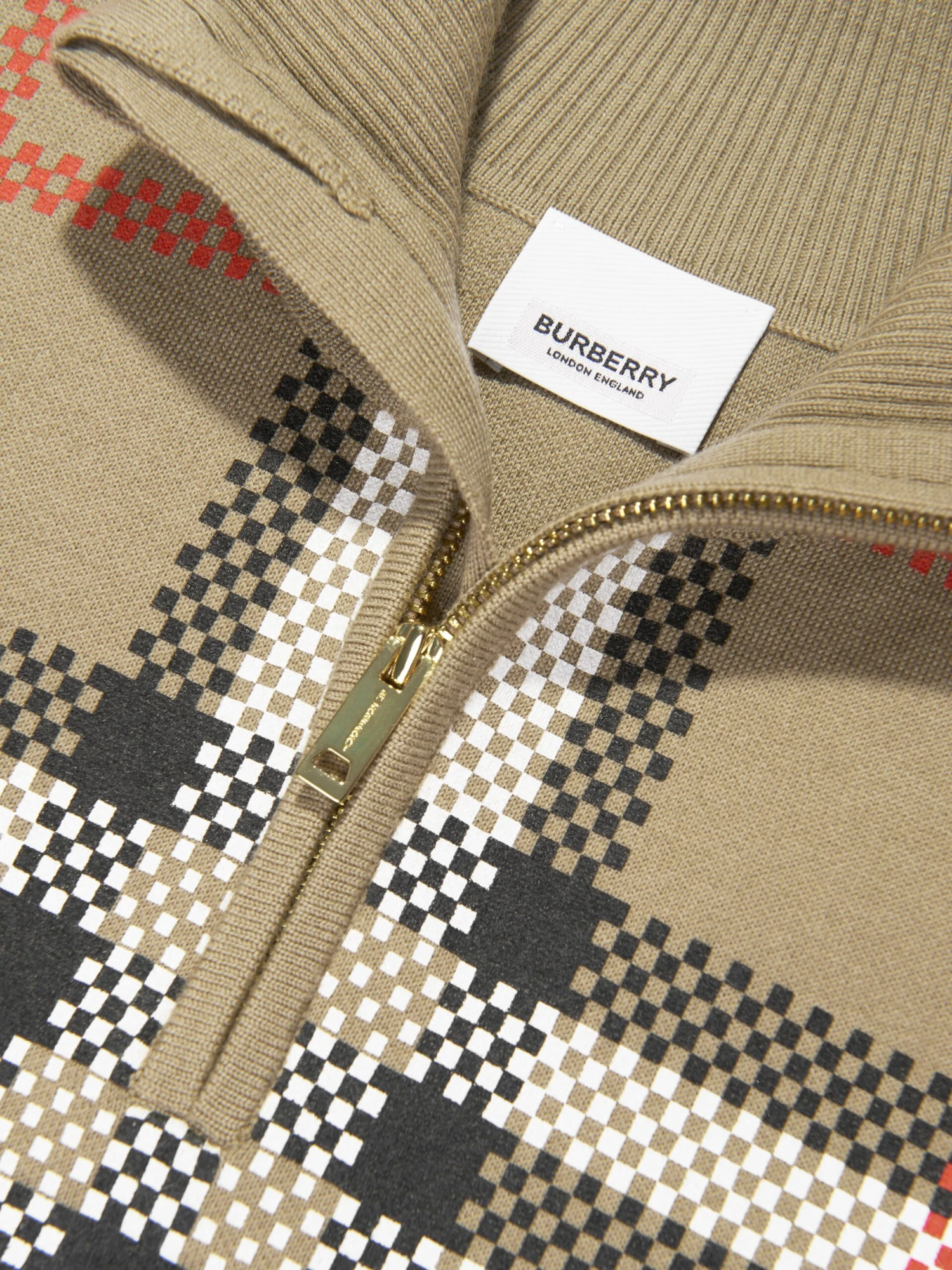 Girls Ginny Cape In Archive Beige Check 3 Girls Ginny Cape In Archive Beige Check - Image 3