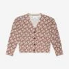 Girls Nicolette Bears Cardigan In Beige