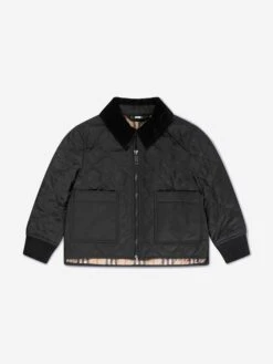 Boys Otis Long Coat In Black