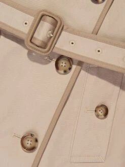 Girls Millicent Long Coat In Soft Fawn -Childrens Clothing Store BURA3089 A7405 4