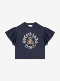 Baby Girls Mini Alexas Bear T-Shirt In Blue