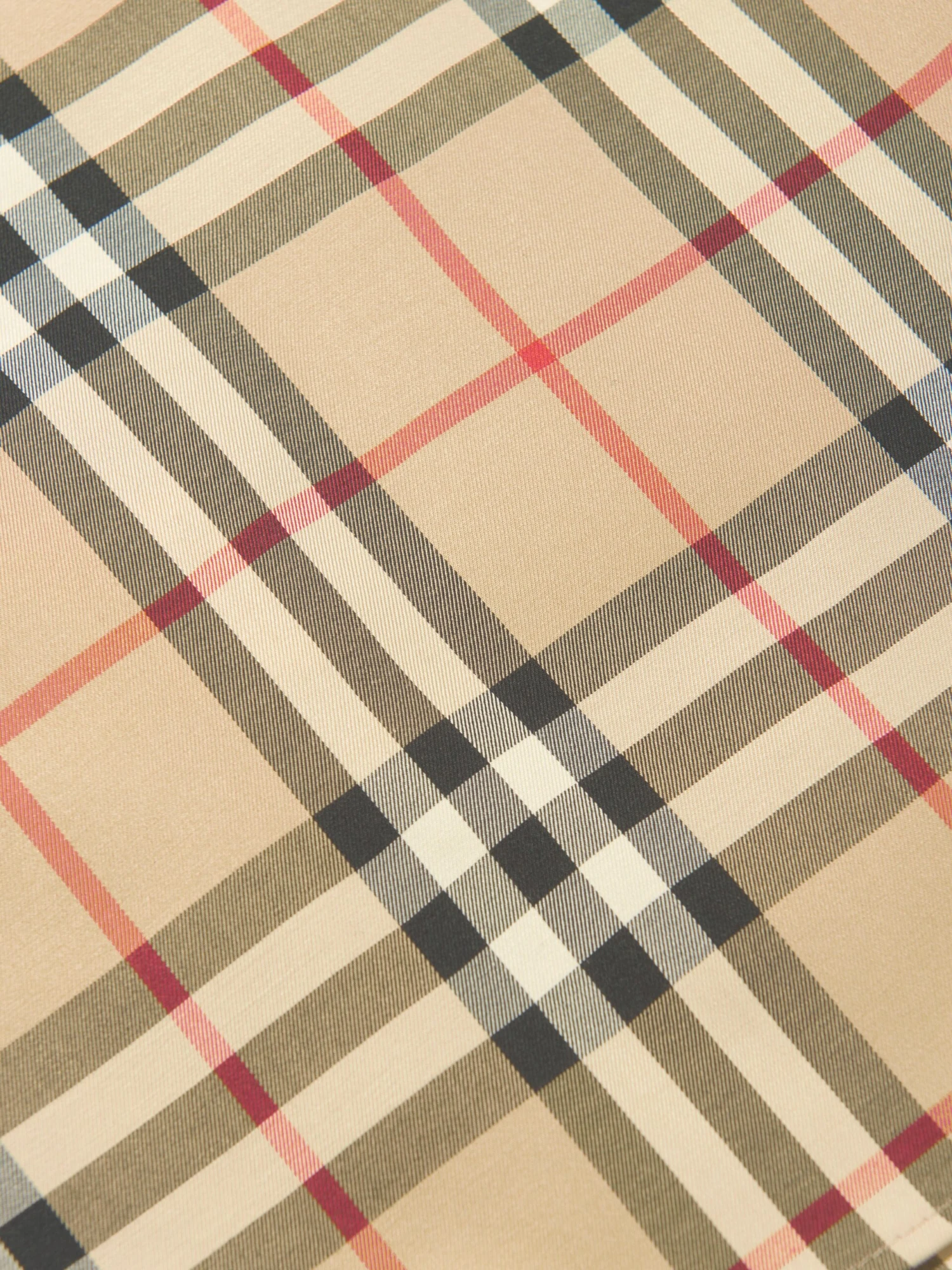 Baby Boys Check Mini Owen Shirt In Beige 4 Baby Boys Check Mini Owen Shirt In Beige - Image 4