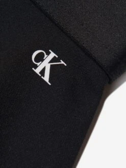 Calvin Klein Jeans Girls Punto Tape Flare Skirt In Black -Childrens Clothing Store CALA3095 BEH 4