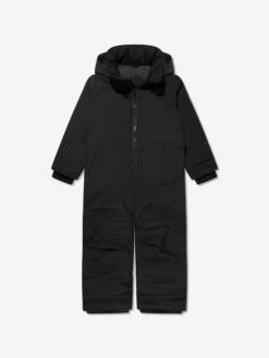 Canada Goose Kids Grizzly Snowsuit In Black