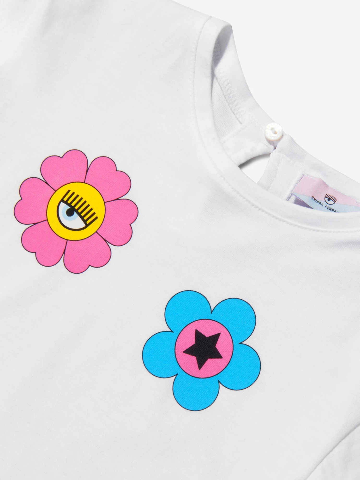 Chiara Ferragni Baby Girls Cotton Jersey Eye Daisy T-Shirt 3 Chiara Ferragni Baby Girls Cotton Jersey Eye Daisy T-Shirt - Image 3