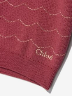 Chloé Girls Knitted Jumper -Childrens Clothing Store CHLOE M68626 3