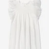 Chloé Girls Ruffle Dress In White