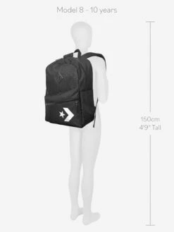 Converse Kids Star Chevron Backpack In Black -Childrens Clothing Store CONS4007 BLACK 5