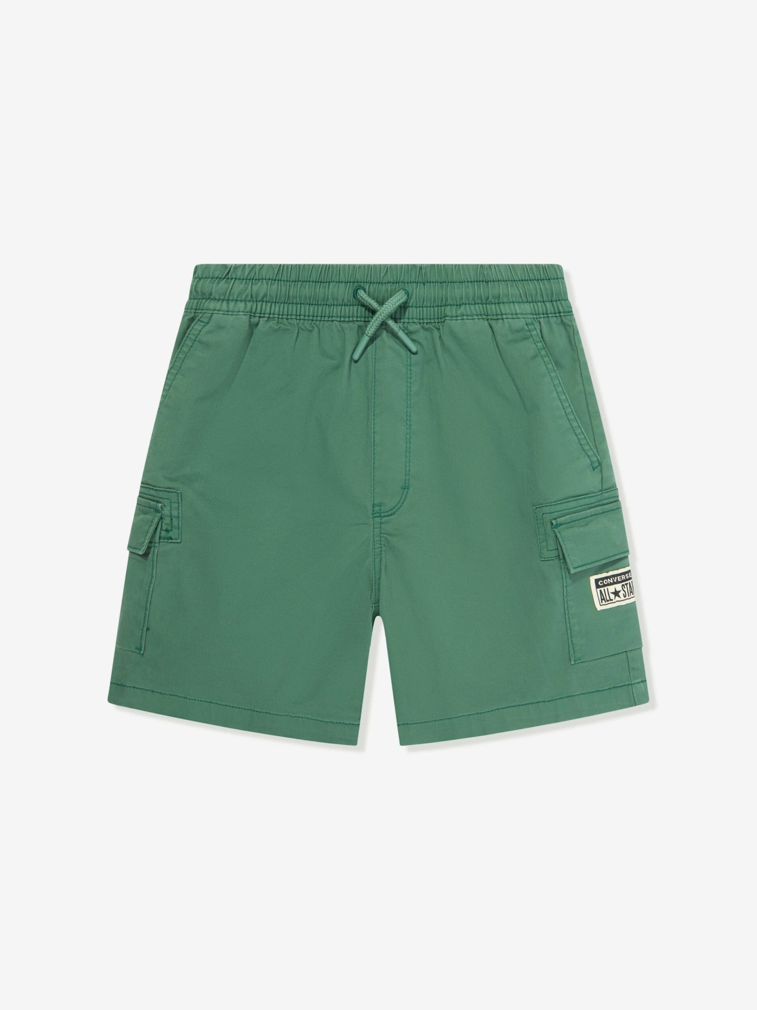 Converse Boys Lifestyle Woven Cargo Shorts In Green 1 Converse Boys Lifestyle Woven Cargo Shorts In Green
