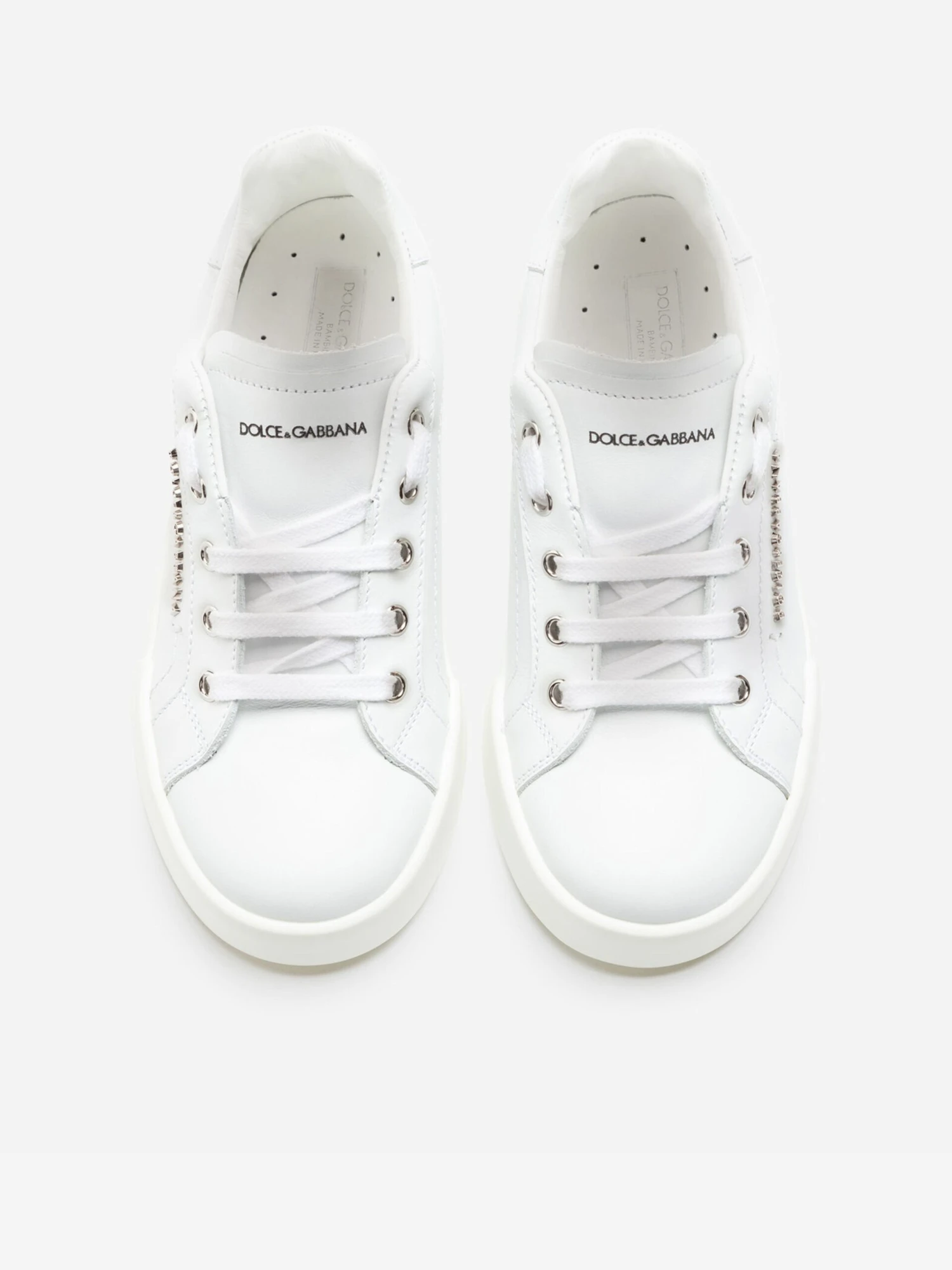 Unisex Leather Portofino Logo Trainers 4 Unisex Leather Portofino Logo Trainers - Image 4