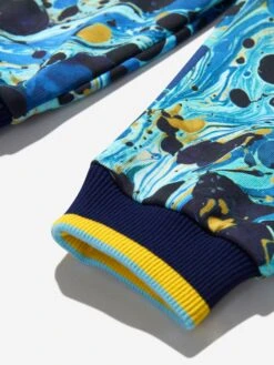Boys Cotton Marble Print Joggers -Childrens Clothing Store DAGS2103 HB3IQ 4