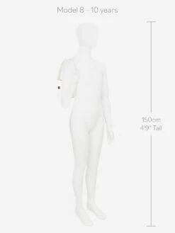 Girls Leather Logo Shoulder Bag In Ivory (18cm) 11 Girls Leather Logo Shoulder Bag In Ivory (18cm) -Childrens Clothing Store DAGS4035 IVORY 6