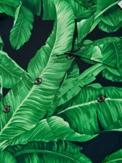 Boys Banana Leaf Shirt In Green 9 Boys Banana Leaf Shirt In Green -Childrens Clothing Store DAGS4098 GREEN 4