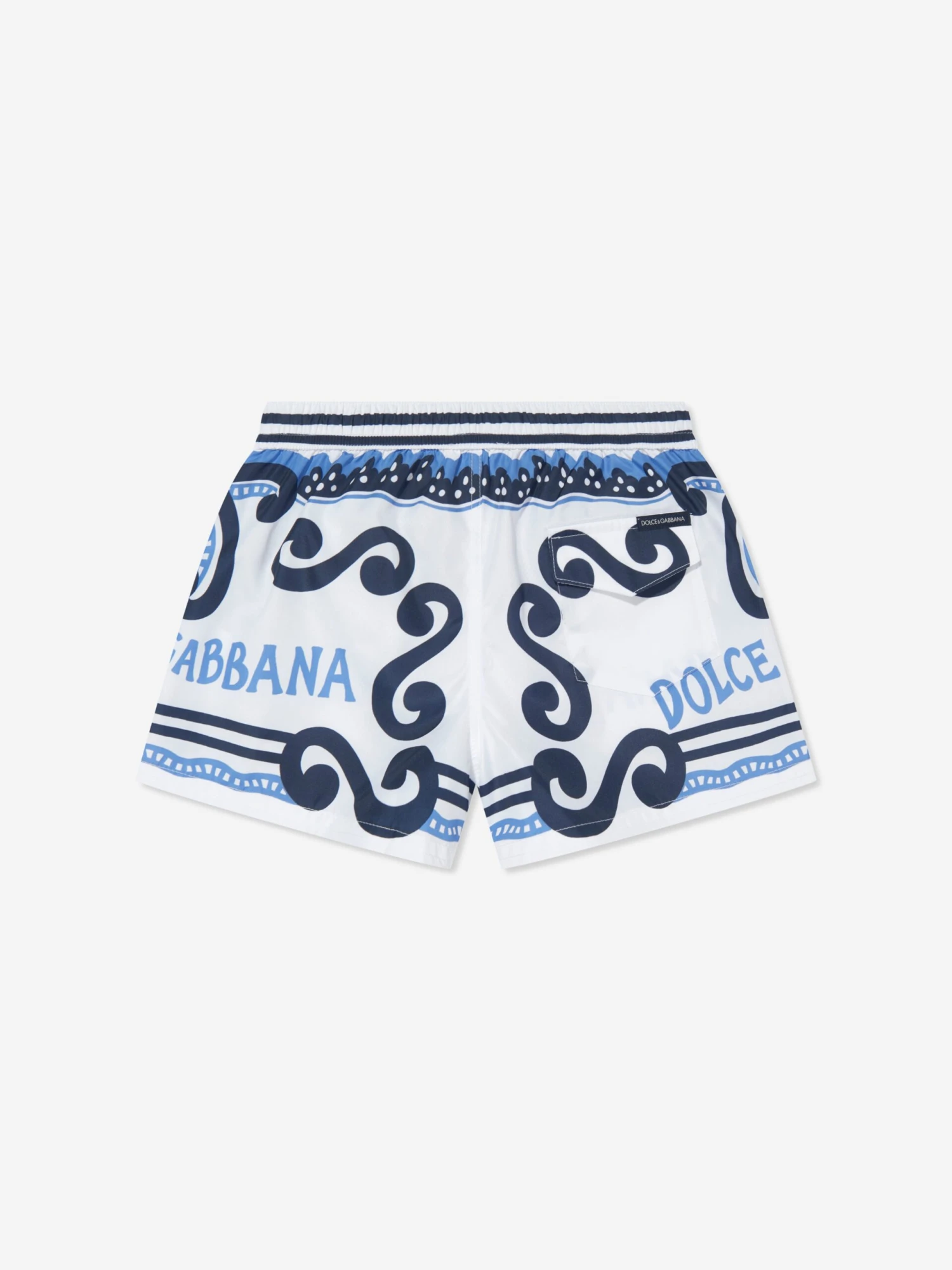 Boys DG Marina Swim Shorts In Multicolour 2 Boys DG Marina Swim Shorts In Multicolour - Image 2