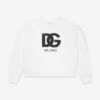 Boys Milano Logo Sweatshirt In White