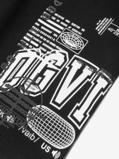 Boys DG Vibe Bermuda Shorts In Black -Childrens Clothing Store DAGS4186 BLACK 3