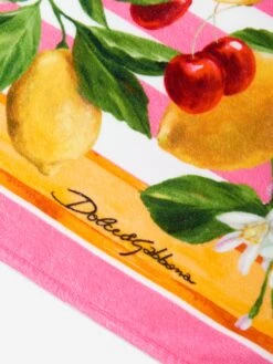 Girls Lemon And Cherry Beach Towel In Multicolour -Childrens Clothing Store DAGS4198 MULTICOLOURED 3