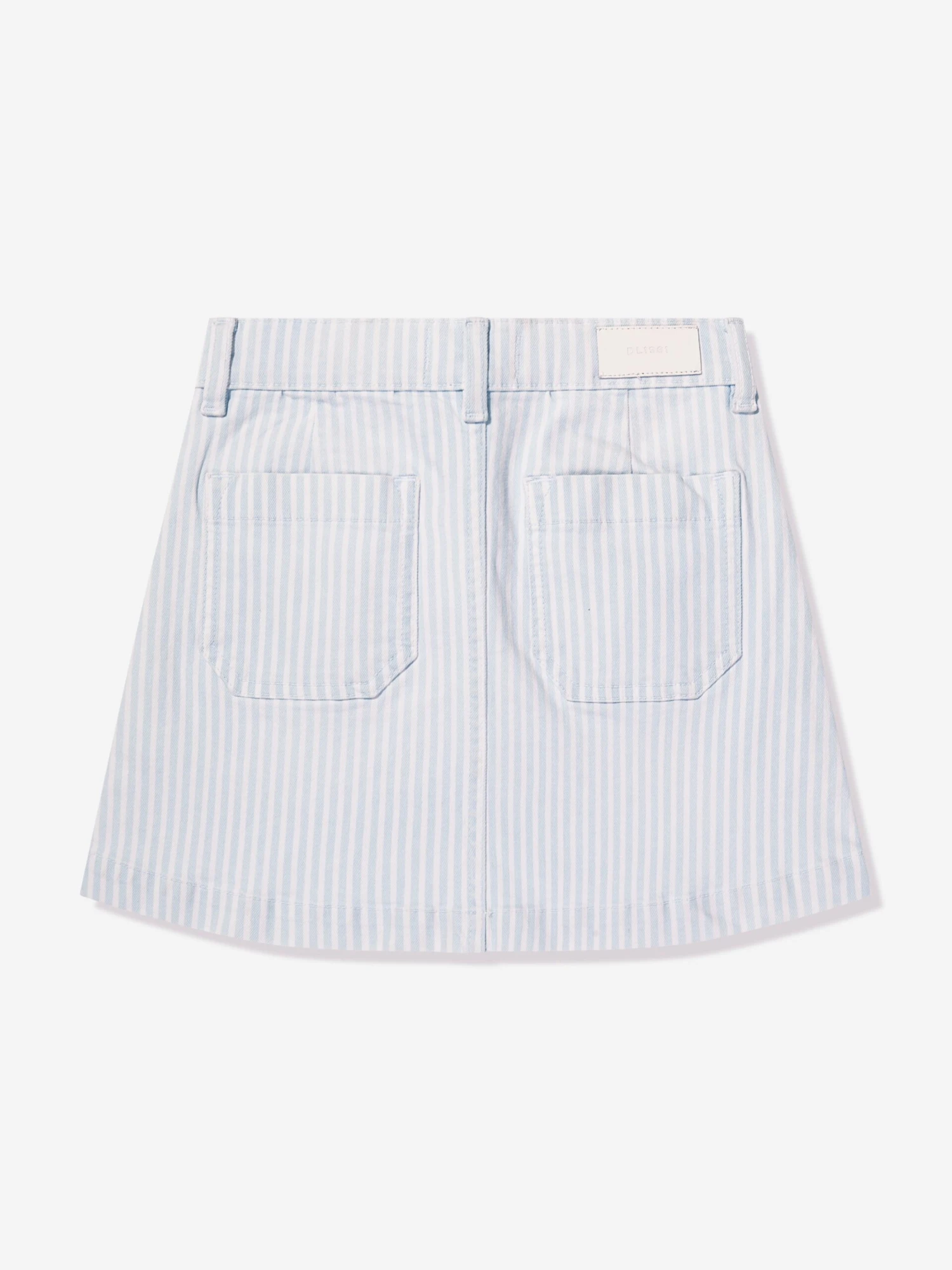 DL1961 Girls Jenny Striped Mini Skirt In Blue 3 DL1961 Girls Jenny Striped Mini Skirt In Blue - Image 3