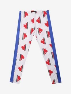 Girls Trousers - Cotton Printed Side Tape Trousers