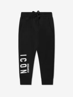Kids Icon Joggers In Black
