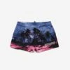 Boys Palm Tree Swim Shorts In Blue