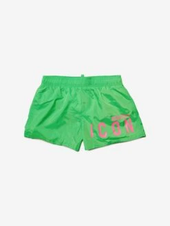 Boys Icon Swim Shorts In Green
