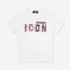 Kids Icon Logo T-Shirt In White