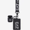 EA7 Emporio Armani Kids Airpod Case And Wrislet Case In Black (10.8cm)