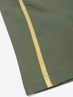 EA7 Emporio Armani Boys Gold Label Sporty T-Shirt In Green -Childrens Clothing Store EA7S4050 BEETLE 4