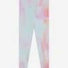 EA7 Emporio Armani Girls Tie Dye Leggings In Multicolour
