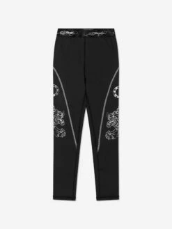 Ed Hardy Girls Tiger Logo Sports Leggings In Black 12 Ed Hardy Girls Tiger Logo Sports Leggings In Black -Childrens Clothing Store EDHS4015 005 MOONLESSNIGHT 1