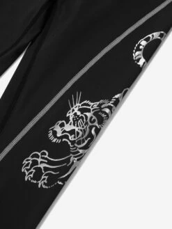 Ed Hardy Girls Tiger Logo Sports Leggings In Black 10 Ed Hardy Girls Tiger Logo Sports Leggings In Black -Childrens Clothing Store EDHS4015 005 MOONLESSNIGHT 3