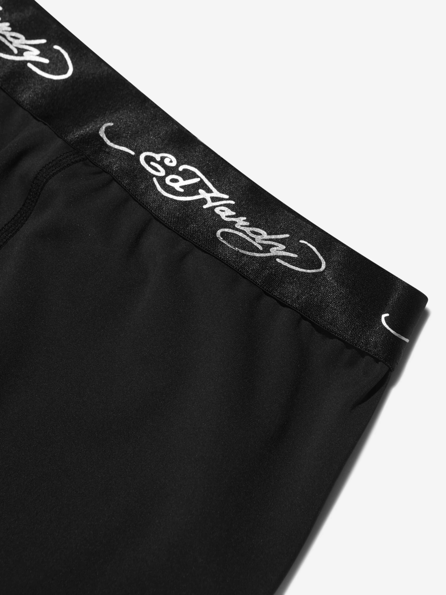 Ed Hardy Girls Tiger Logo Sports Leggings In Black 4 Ed Hardy Girls Tiger Logo Sports Leggings In Black - Image 4