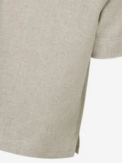 ELEVENTY Boys Linen Pocket Shirt In Beige -Childrens Clothing Store ELES4010 SABBIA 4