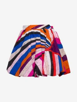 Girls Iride Woven Skirt In Multicolour