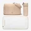 Emporio Armani Baby Logo Changing Bag In Beige