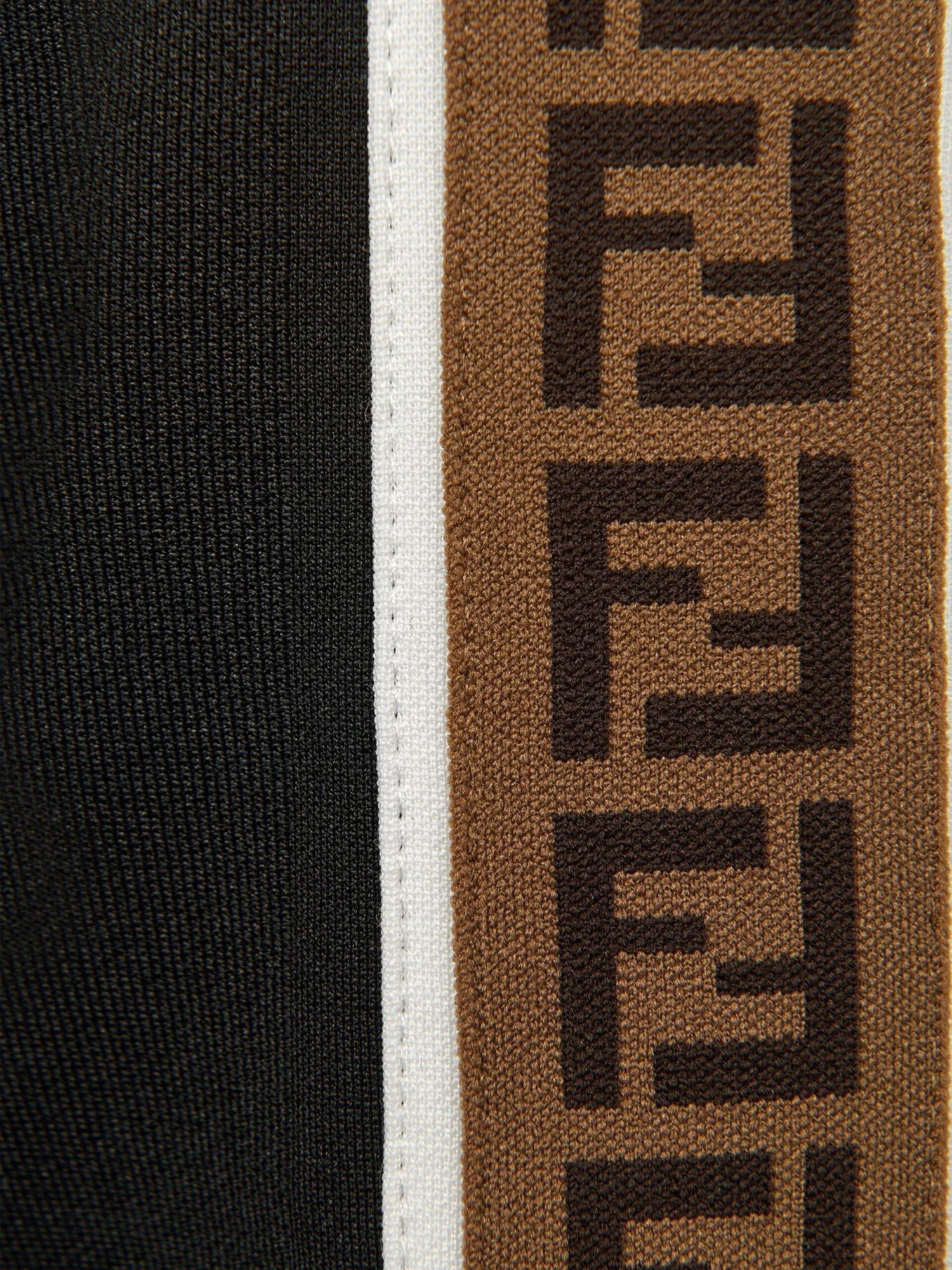 Boys FF Logo Tape Zip Up Sweat Top In Black 3 Boys FF Logo Tape Zip Up Sweat Top In Black - Image 3