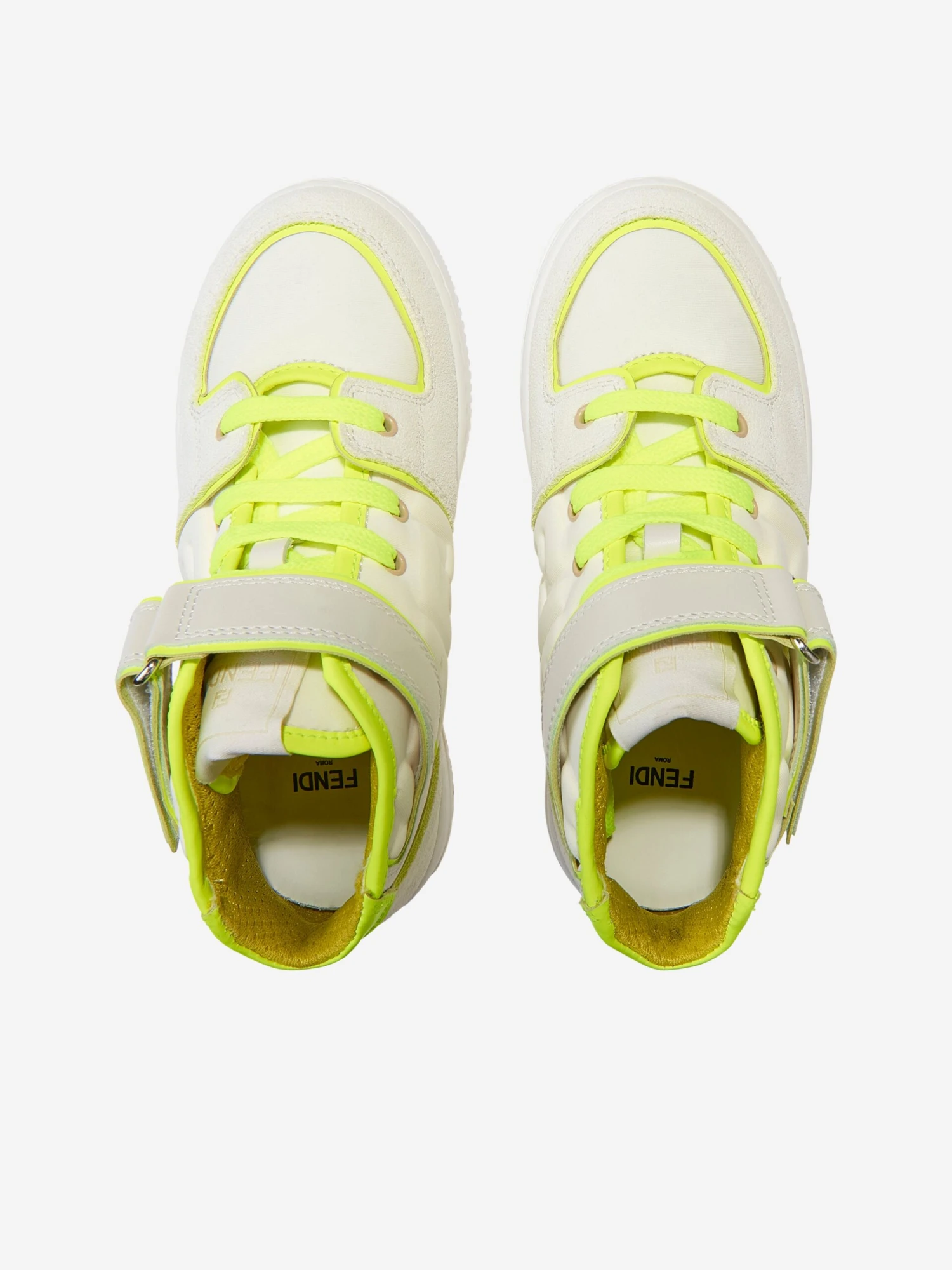 Kids Leather Logo Trainers In Ivory 4 Kids Leather Logo Trainers In Ivory - Image 4