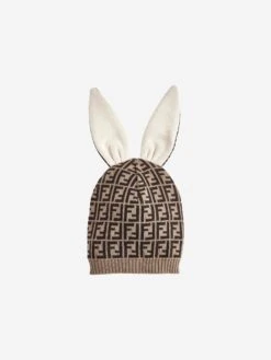 Baby Cashmerre Logo Bunny Hat