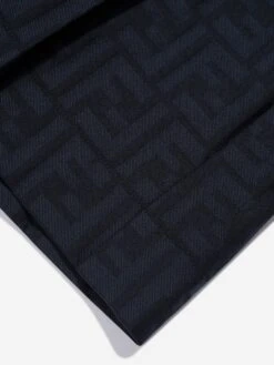 Boys FF Logo Bermuda Shorts In Navy 6 Boys FF Logo Bermuda Shorts In Navy -Childrens Clothing Store FENS3126 F0QB0 3