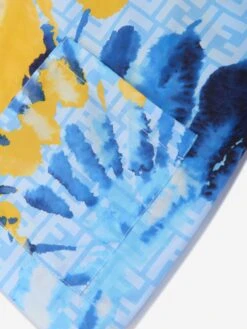 Boys Tie Dye Shirt In Blue -Childrens Clothing Store FENS4066 CASPER 4