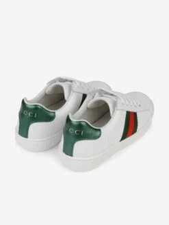 Kids Leather Ace Trainers 7 Kids Leather Ace Trainers -Childrens Clothing Store GUCN0028 0907 3