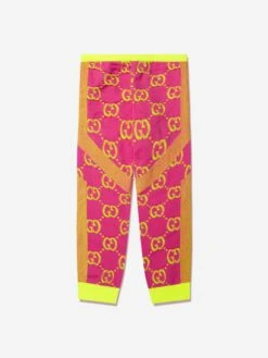 Girls GG Cycling Leggings In Pink
