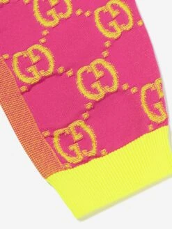 Baby Girls GG Leggings In Pink 7 Baby Girls GG Leggings In Pink -Childrens Clothing Store GUCS3081 5575 4