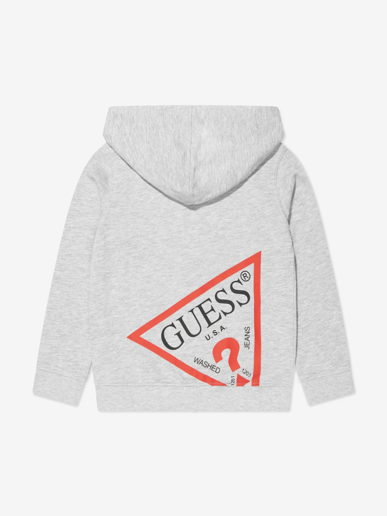 Guess Boys Zip Up Top In Grey 2 Guess Boys Zip Up Top In Grey - Image 2